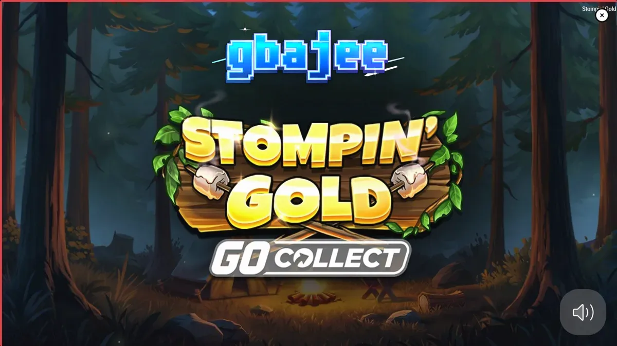 Play’n GO-এর Stompin’ Gold GO Collect স্লটের একটি স্ক্রিনশট, যেখানে জ্যাক ট্র্যাকার এবং ইয়েতি বিগি ও বুগি একটি বন অ্যাডভেঞ্চারে রয়েছে, উজ্জ্বল কার্টুন-শৈলীর গ্রাফিক্স এবং সোনালী কয়েন দেখা যাচ্ছে।